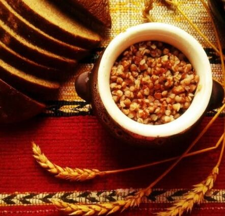القمح الحنطة السوداء الغذائية